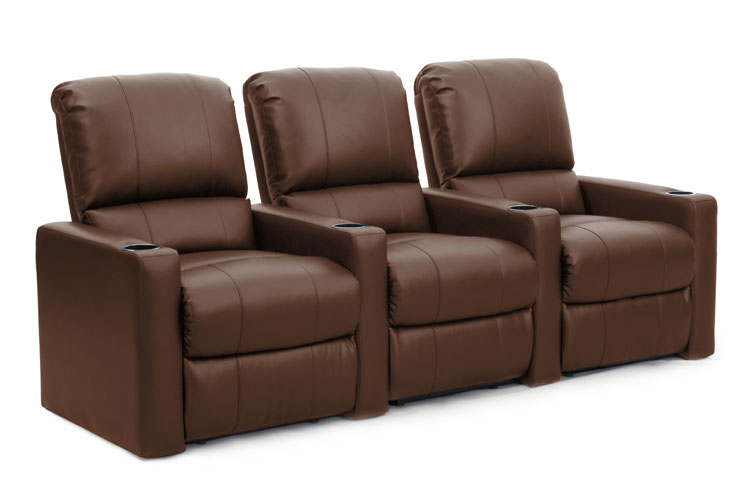 three cobblestone charger recliners