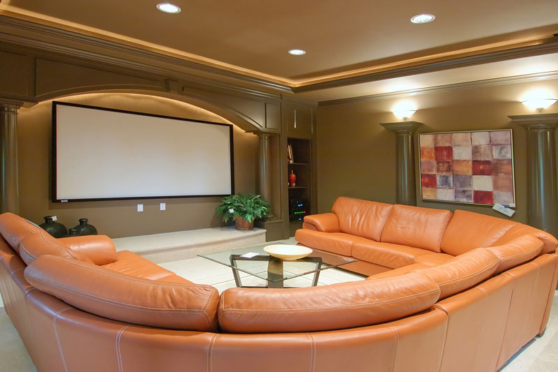 15 Mind Blowing Home Theater Designs To, Home Theater Seating Sleeper Sofa