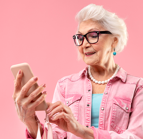 Social Network Senior Image