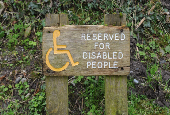 disabled park entrance