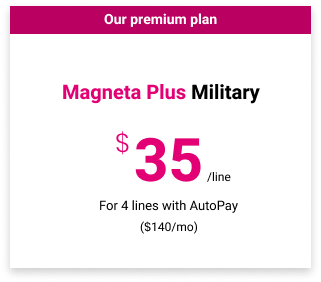 magneta plus military discount