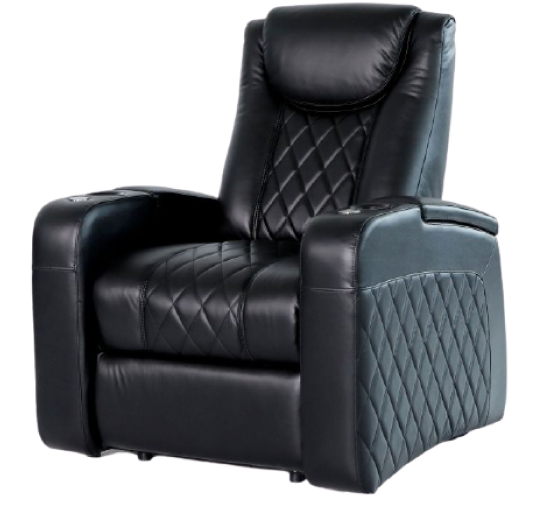 octane luxury leather recliner