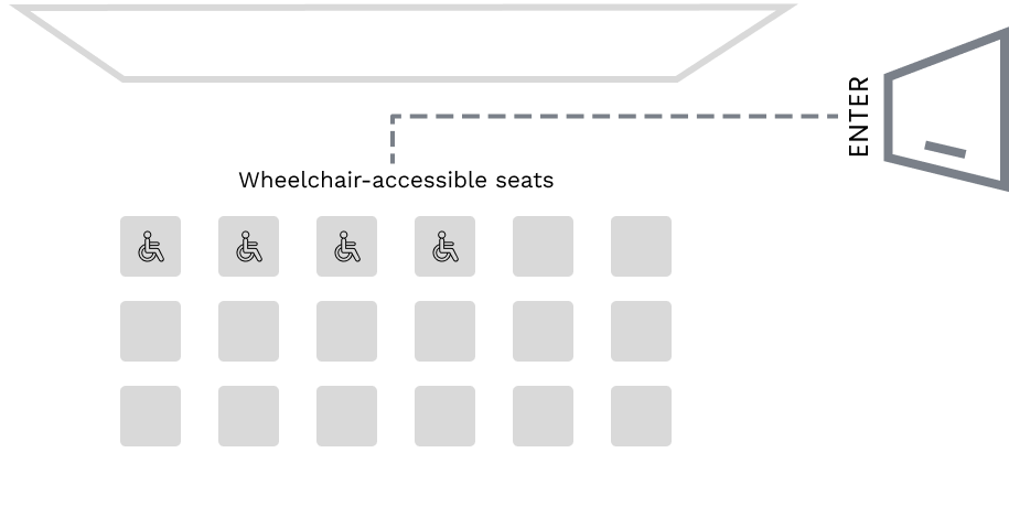 wheelchair accessible theater Image