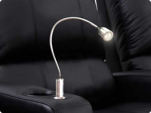 LED light recliner attachment