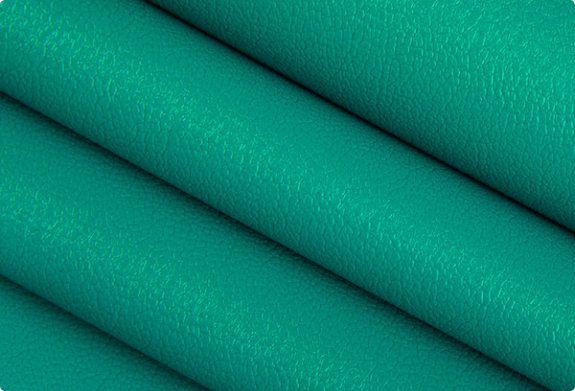 green vinyl fabric