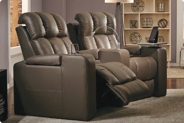 C-shaped media room Right Image