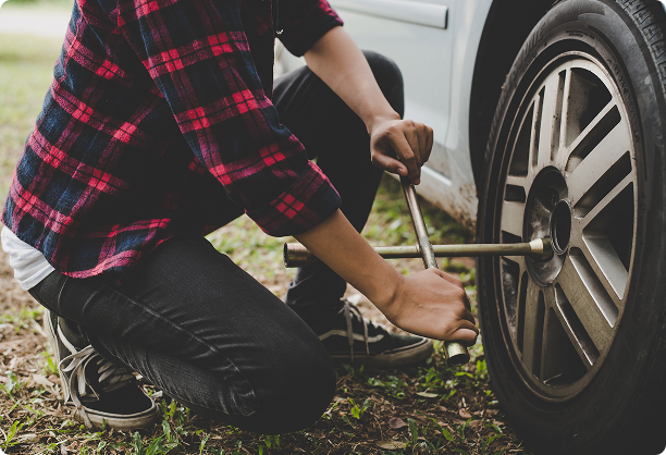 Tire Foot Stool Image