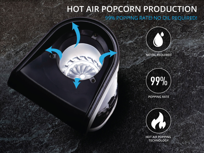 Hot Air Popcorn Maker 