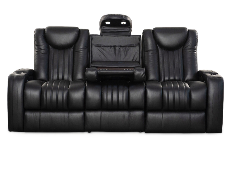 King LHR Max Black Reclining Sofa Collection - SeatUp.com