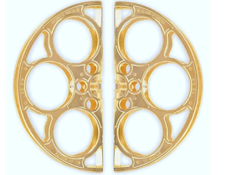 Movie Reel Door Pulls 24K Gold Plated