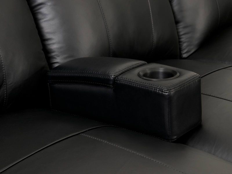 Black Removable Storage Arm Aluminum, Cup Holder For Sofa Arm