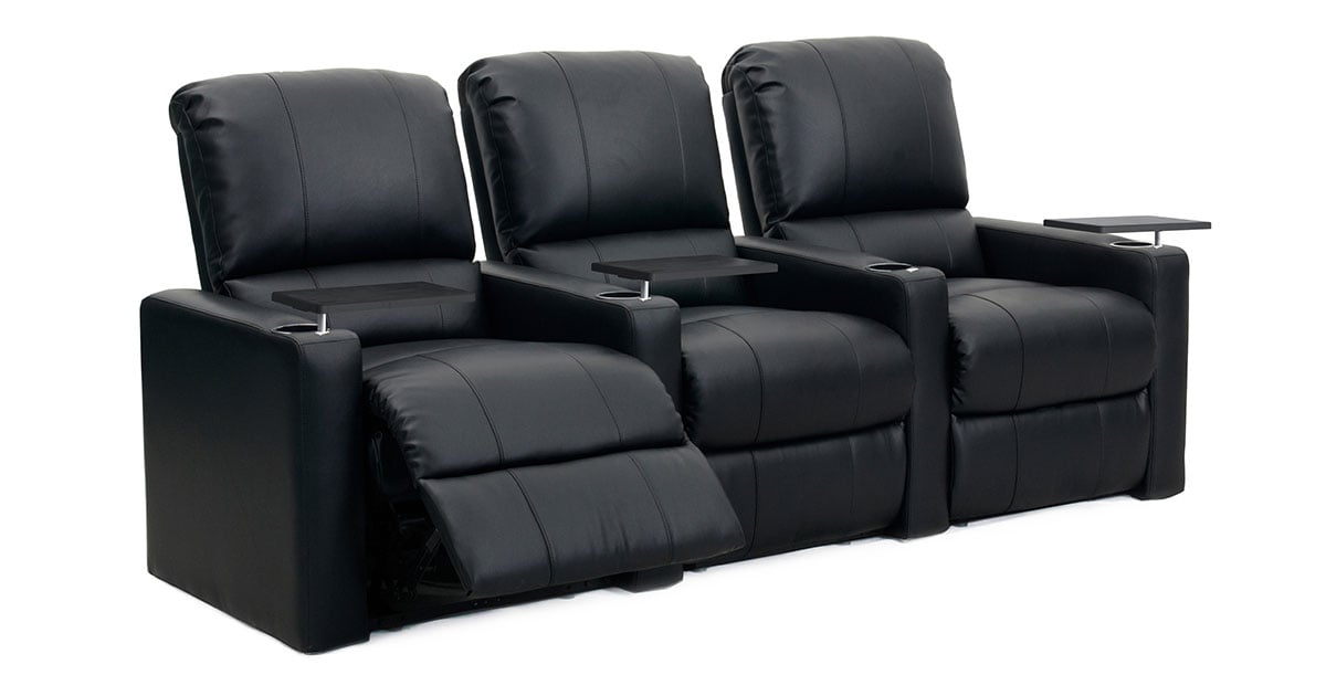 octane seating octane charger xs300 manual leather home theater seating