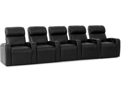 curve black power reclining chair
