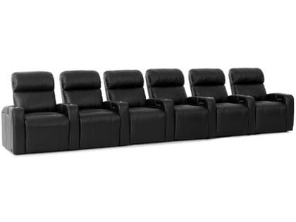 curve black power reclining chair