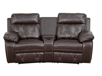 Fiesta Brown Curved 2-Seater