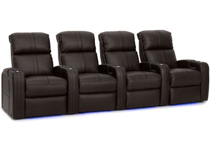 4 recliner theatre lounge