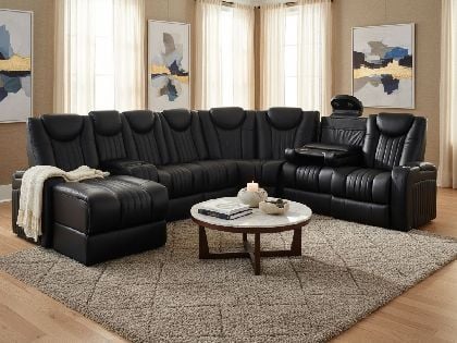 King LHR Max Massage Sectional