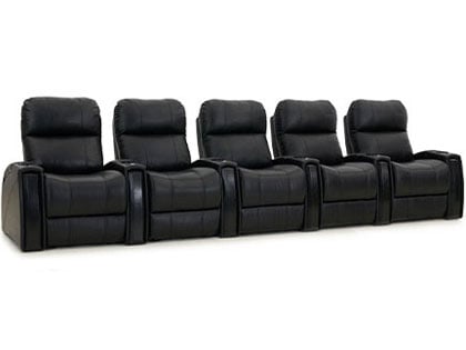 nitro theater seating in genuine leather
