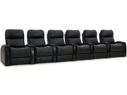 nitro theater seating in genuine leather
