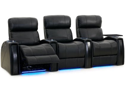 nitro theater seating in genuine leather