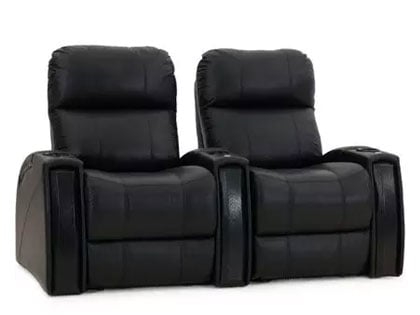 nitro theater seating in genuine leather
