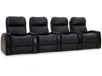 nitro theater seating in genuine leather
