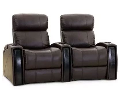 nitro home theater chairs brown leather
