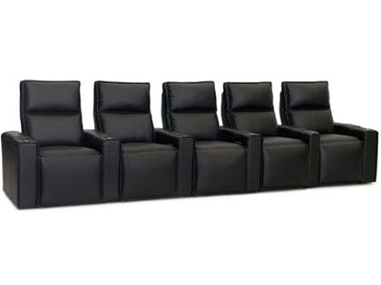 pillow hr theater seating in genuine leather
