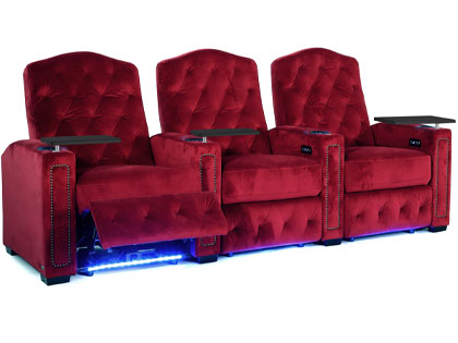regal fabric theater recliners