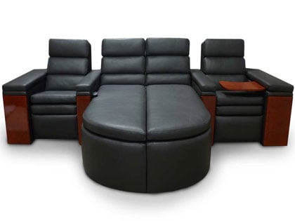 solo media room lounger by fortress
