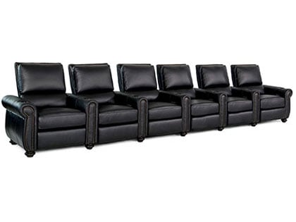 stallion black luxury recliners
