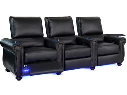 stallion black luxury recliners
