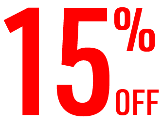 15% off