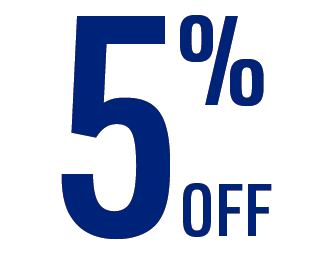 5% off
