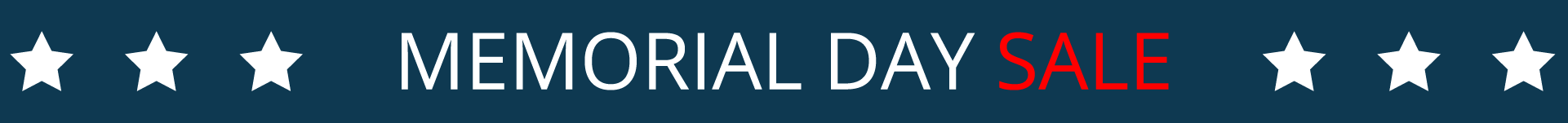 Memorial Day sale