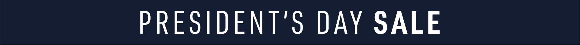 President's Day Sale