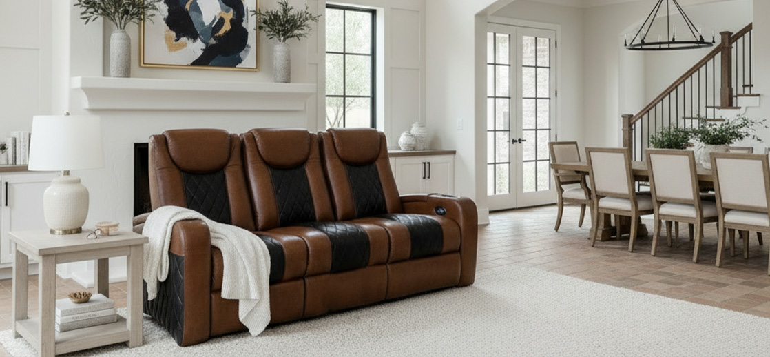 Azure Two Tone Black and Cognac