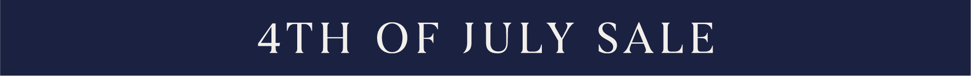 4th of July Sale
