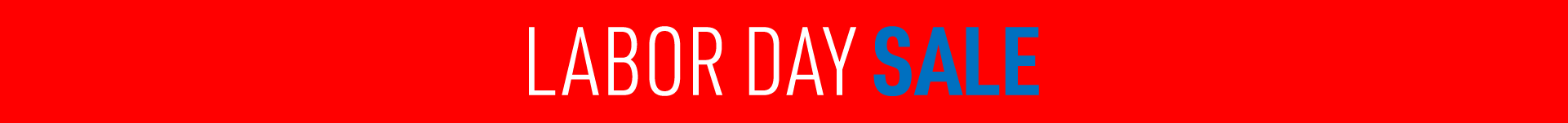Labor Day sale