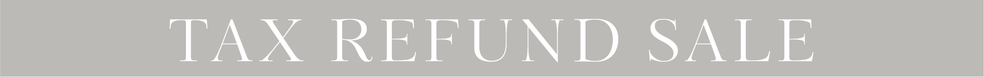 Tax Refund Sale