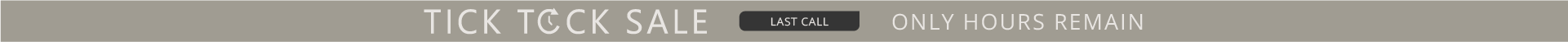 Tick Tock Sale