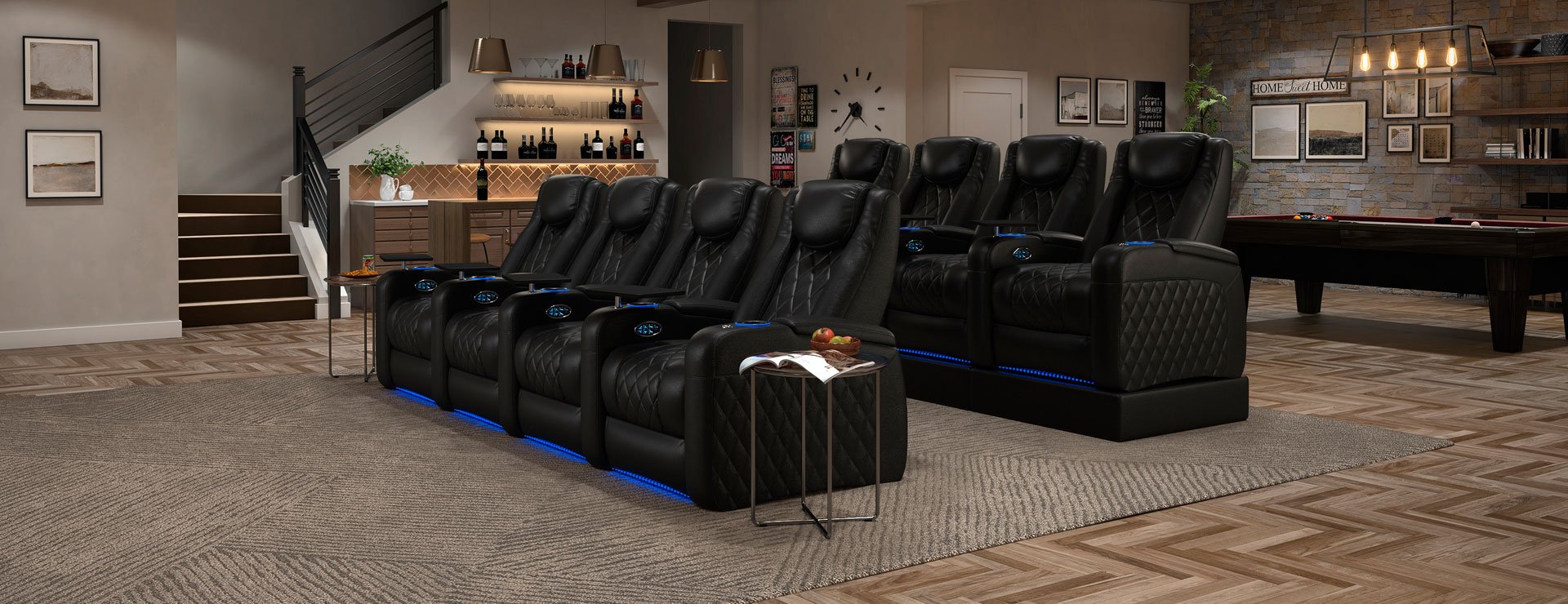 Azure LHR Series theater recliners ashley furniture