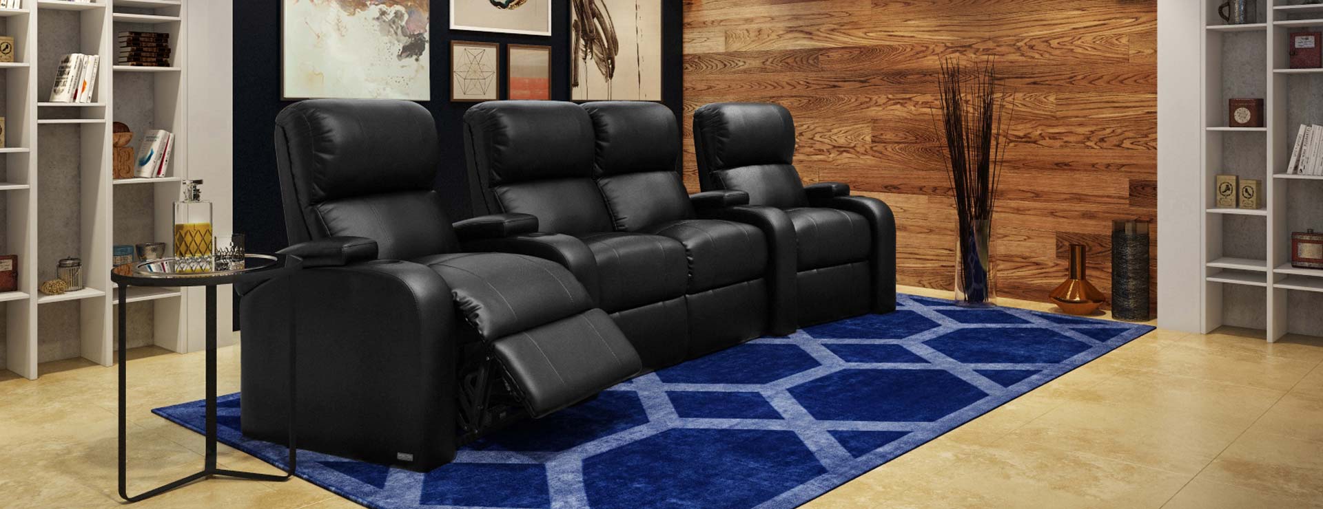 leather home theater chairs